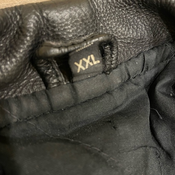 Vintage 90s Leather Biker Jacket - Picture 6 of 8